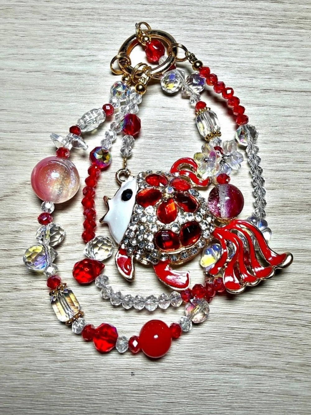 Beaded Charm Bag / Keychain Bundlr